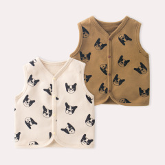 Men's and Boys' Cardigan Sweaters for Autumn and Winter - Stylish Cartoon Baby Vests for Children - Outerwear Cardigans for Fall - Trendy Kids' Clothing