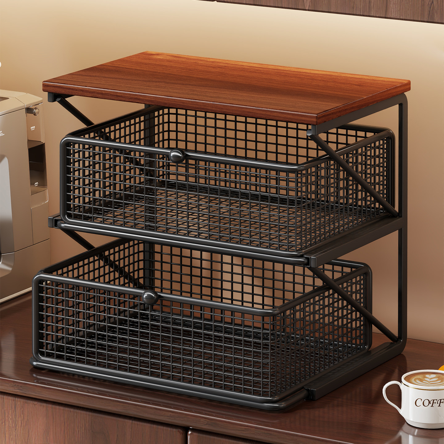 Estante para Microondas Multifuncional para Cocina