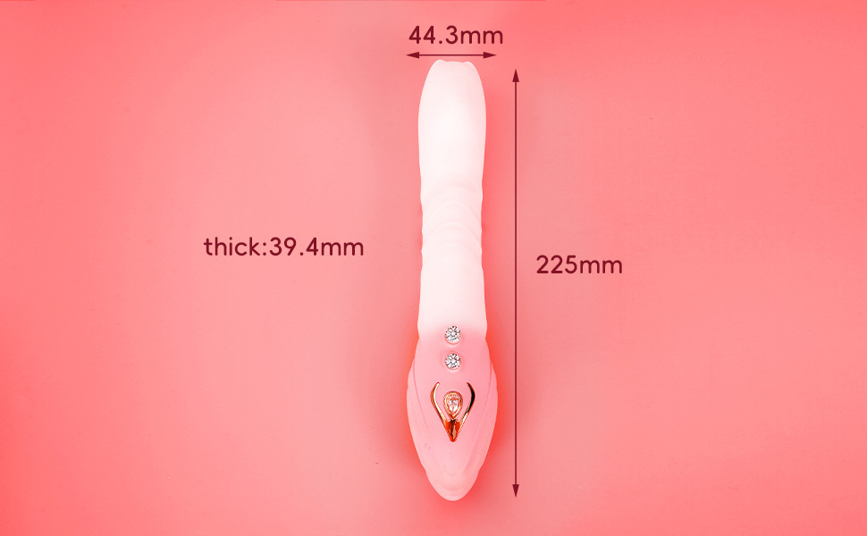 Dispositivo di masturbazione femminile simulato del pene con vibrazione magica fata, bastone per massaggio completamente automatico_voghion.com