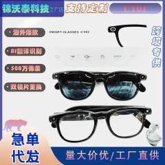 跨境爆款CY01智能眼镜500万像素拍照Ai实时翻译支持本地录音+录像