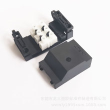 龙三厂家供应014接线盒三位双边压线式端子台接线盒 尼龙绝缘线盒