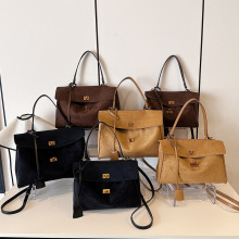 通勤包包女款2025新款美拉德单肩包高级感流行复古时尚磨砂斜挎包