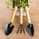 Gardening tools big three-piece garden shovel digging soil planting flowers and vegetables tools suit indoor balcony home planting