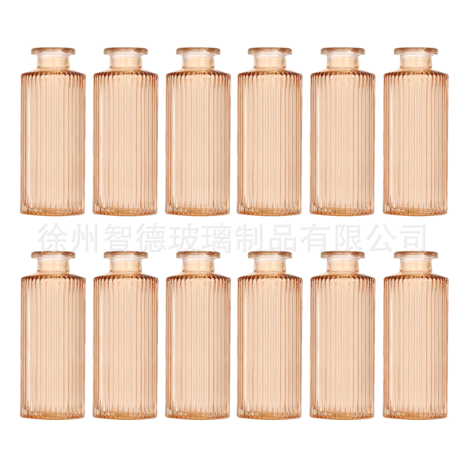 작은 세로무늬 호박 12개 세트