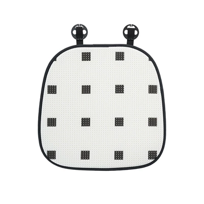 Seat cushion, seat cover, for All Seasons, Comfortable Non-Slip - honeycomb-black-plaid-cushion-front-row