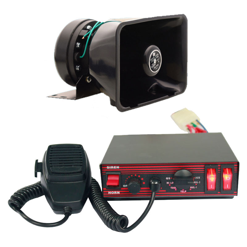 Sirena de Alarma para Auto con Megáfono 200W CJB-200E de Aleación de Aluminio