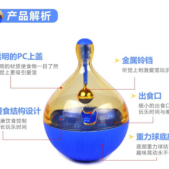 Vaso de fuga de alimentos bola automática de fuga de alimentos dispositivo grande PERRO Bola de comida PERRO Bola de fuga de alimentos para mascotas