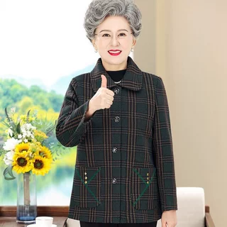 直播款品质妈妈装，质量保证，退换无忧，有百搭洋气妈妈装外套女