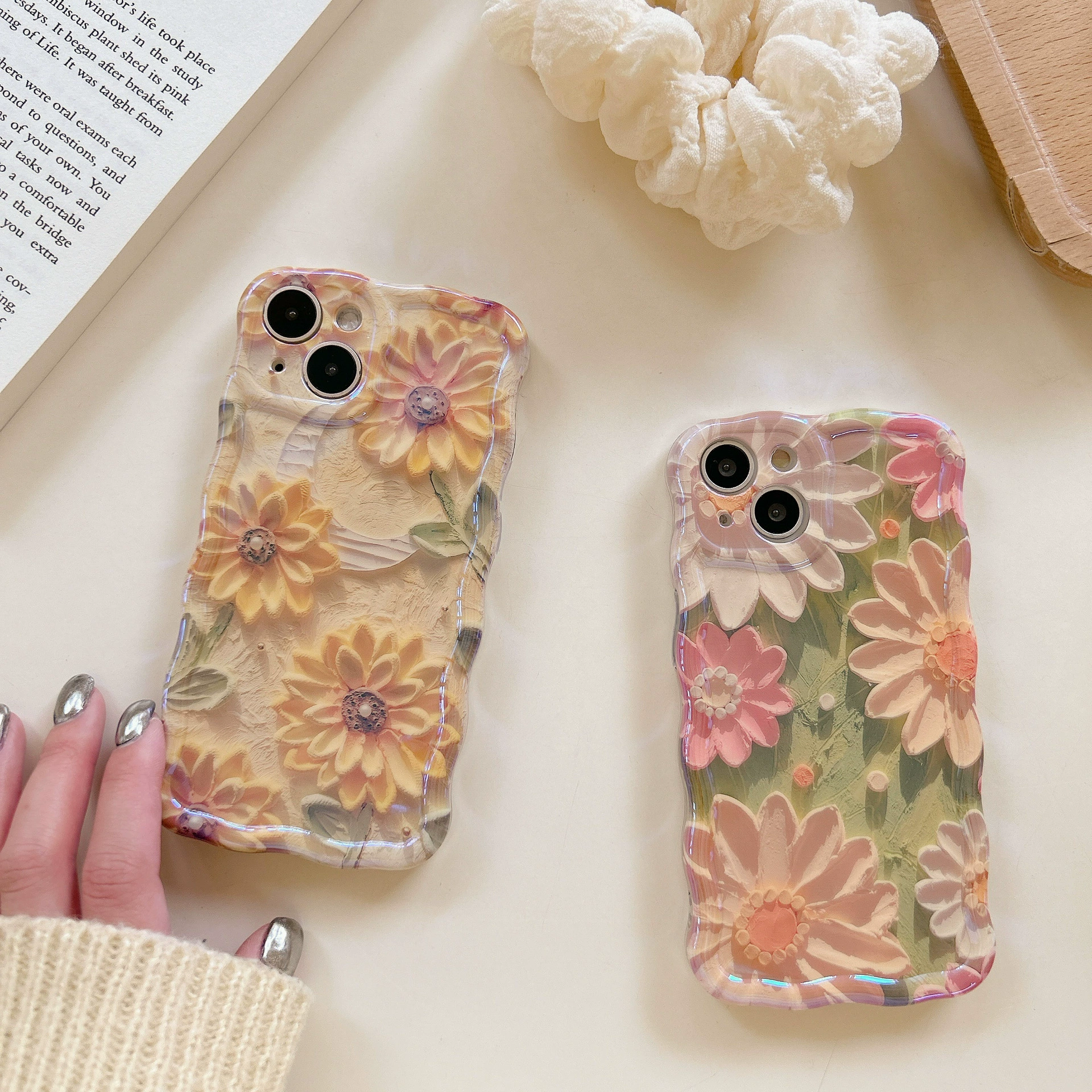 Apple, совместимый силиконовый чехол для телефона, цветочный рисунок, для iPhone, защита от падения