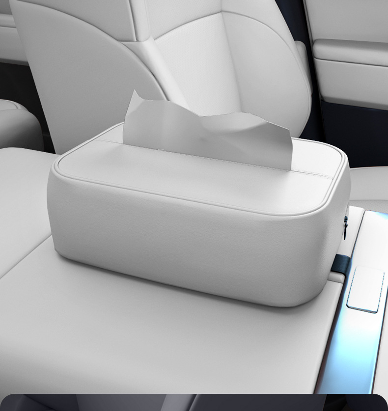 Suitable for Denza N9 Tissue Box, 25 Models of Car Armrest Box Hanging Tissue Holder, Seat Modification Interior Tissue Box