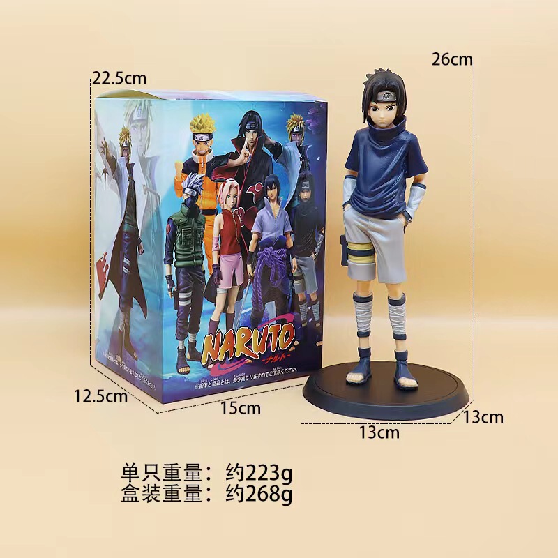 忍者フィギュアモデル 8種 カカシ、ナルト、サスケ、第四代イタチ フィギュアオーナメント 箱入り 卸売|undefined
