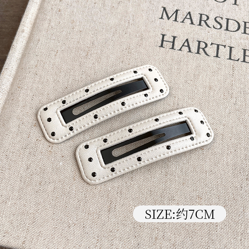 Temperamento ondulado punto de estrella nebulosa clip de pelo frontal lateral clip de frangeo clip de cabeza atrás clip de pelo BB roto