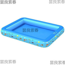 宝宝充气钓鱼池儿童捞鱼池摆摊商用沙滩家用公园小孩玩具戏水池套