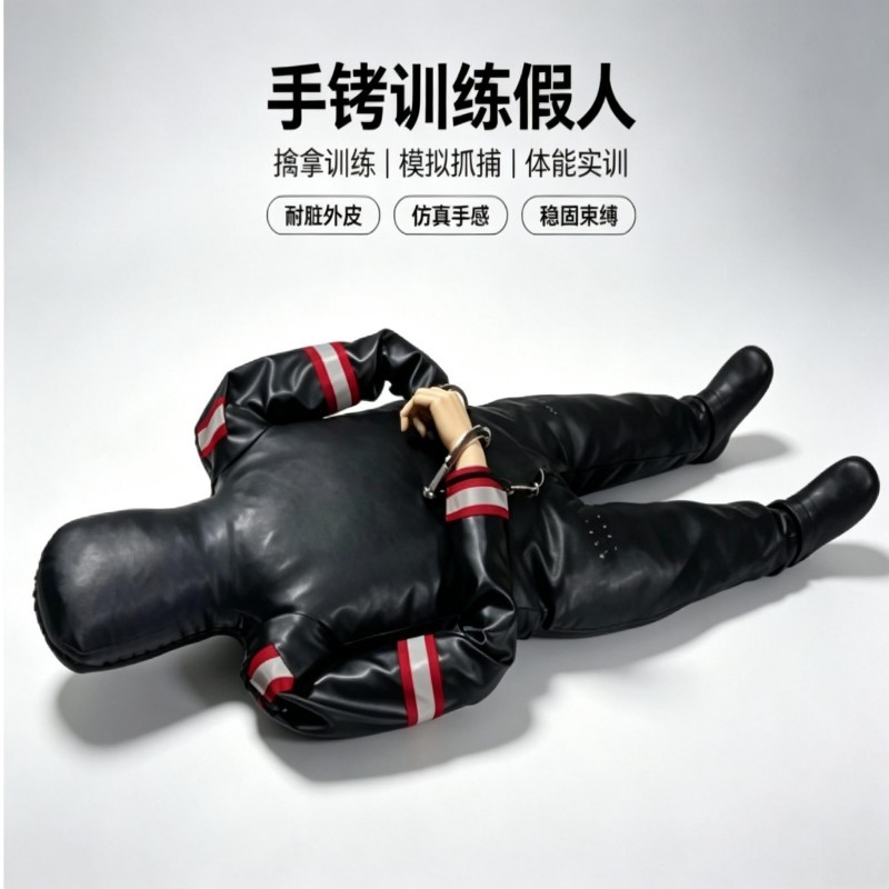 Handcuff training dummy for Taekwondo martial arts training, wrestling, boxing, combat, and Sanda sparring soft dummy