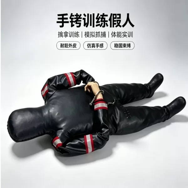 Handcuff training dummy for Taekwondo martial arts training, wrestling, boxing, combat, and Sanda sparring soft dummy