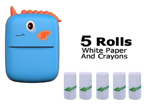 Impresora adhesiva térmica portátil Bluetooth sin tinta Impresora de preguntas incorrectas de estudiante A8 transfronterizo se puede conectar al teléfono móvil