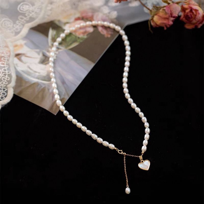 Luxury Pearl Necklace With Magnetic Clasp For Women Choker_voghion.com