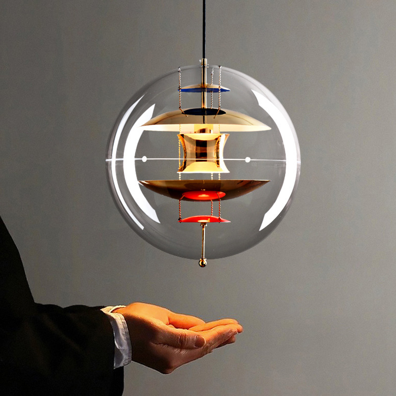 Danish Personalized Spherical Planet Lamp Creative Nordic Cafe Tea Restaurant Bar Designer Pendant Light Wholesale Danish Personalized Spherical Planet Lamp Creative Nordic Cafe Tea Restaurant Bar Designer Pendant Light Wholesale