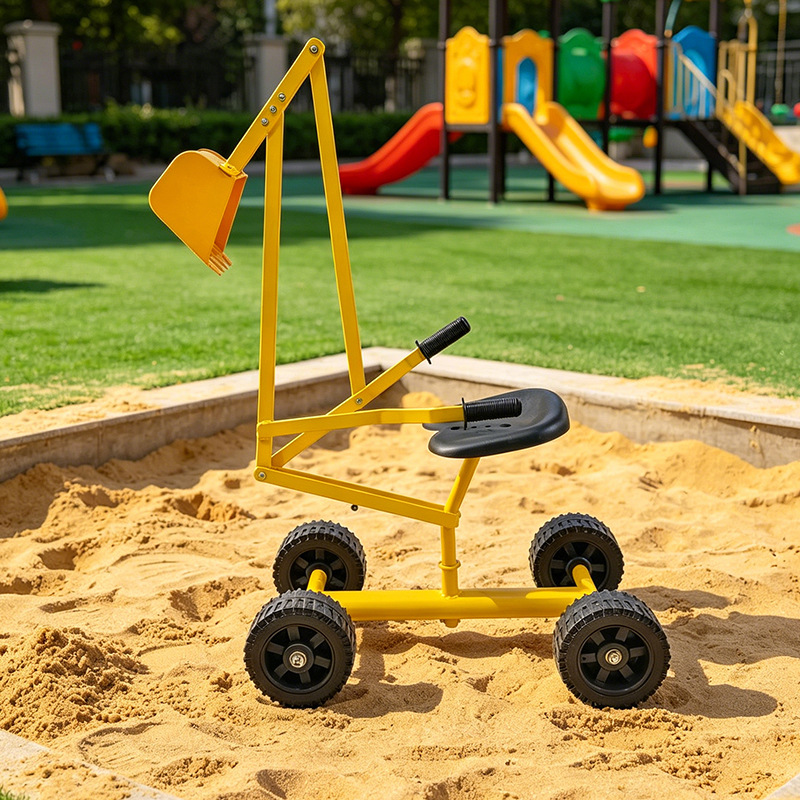 Excavadora de Juguete Montable para Niños de Metal para Playa y Aire Libre