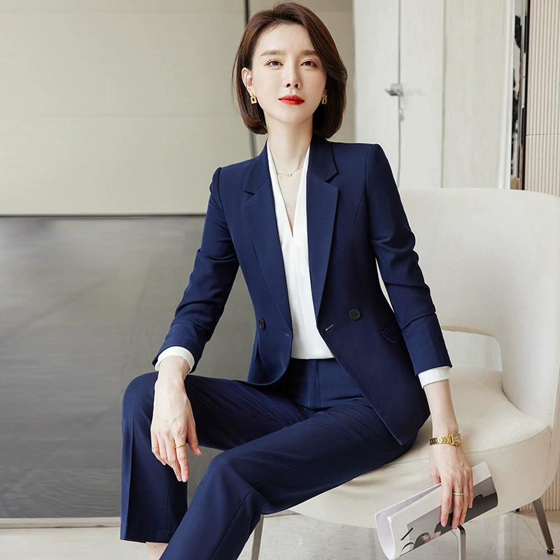 Высококачественный профессиональный костюм костюм женский весна и осень 2025 новый темперамент формальный случай костюм менеджера отеля рабочая одежда