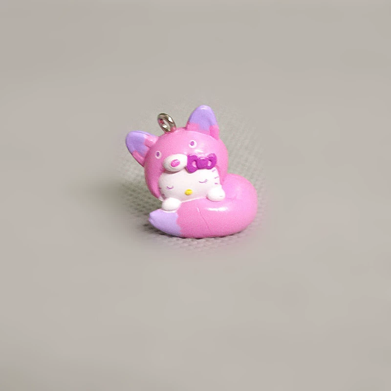Hello Kitty, маленькая мини-фигура, подвеска, handmade