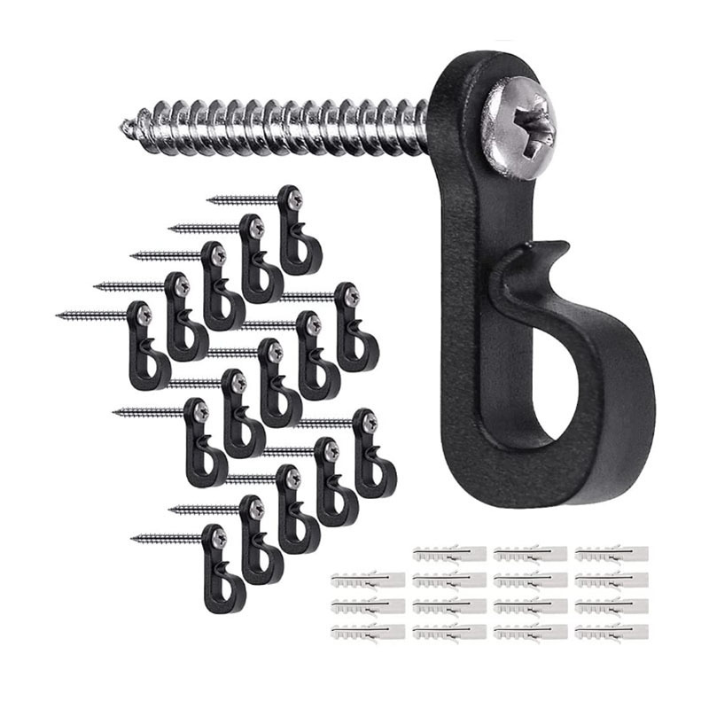 Lamp hook, string lamp hook, screw-in Hook, used to hang lamp string and wire hook