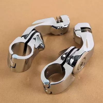 Footrests, and Cruise Pegs, Motorcycle pedals - short-pedal-bracket-electroplating