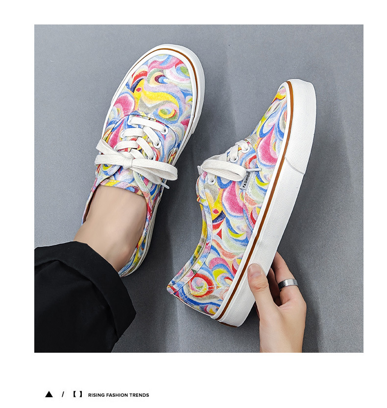 Rainbow Canvas Shoes