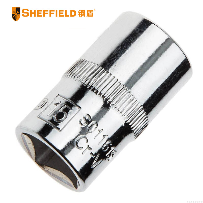 钢盾/SHEFFIELD S011617 12.5mm系列公制6角标准套筒螺丝套筒17mm