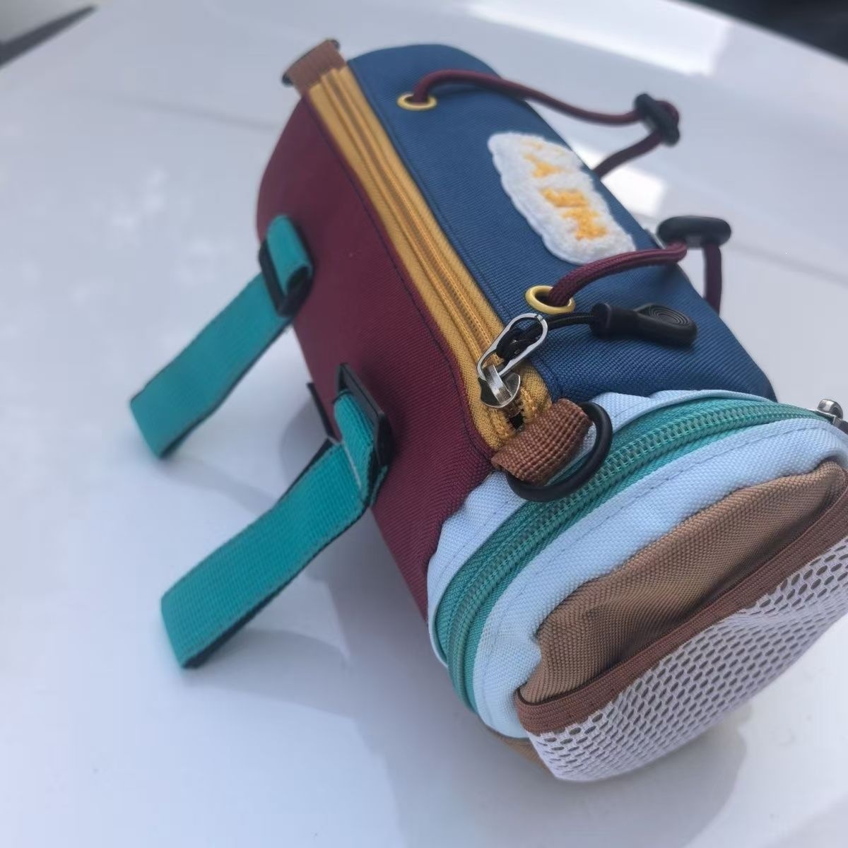 New Horizontal Style Bicycle Handlebar Bag, Cute Crossbody Bag for Women, Large Capacity Storage Bag for Outdoor Use, Universal Dropshipping