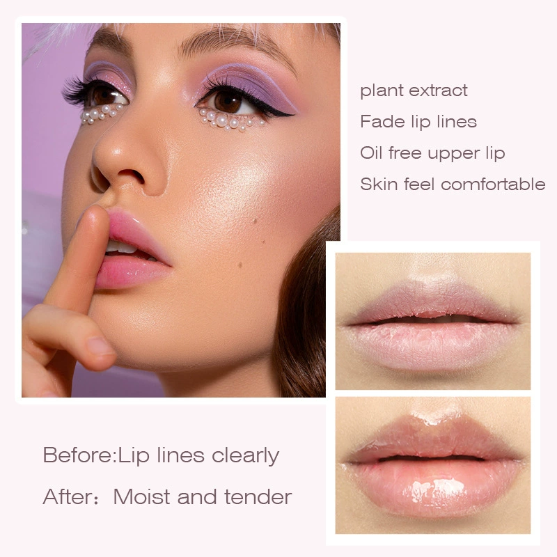 Лип-плампинг масло (Kiss Beauty) прозрачный увлажняющий блеск, упругий уход за губами