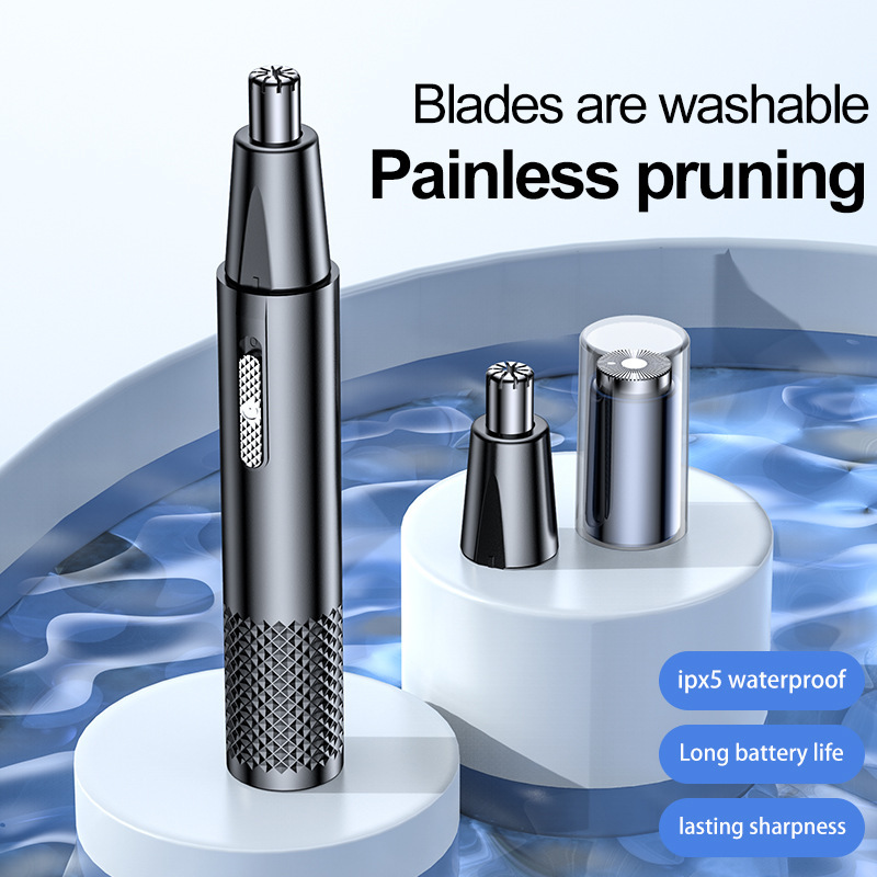 Cross-Border New Product Electric Nose Hair Trimmer Portable Razor Nose Hair Trimmer Mini Men's Nose Hair Trimmer