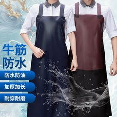 防水防油牛筋肥厚エプロン食品工場厨房水産屠殺飲食専用延長ウエスト耐酸アルカリ