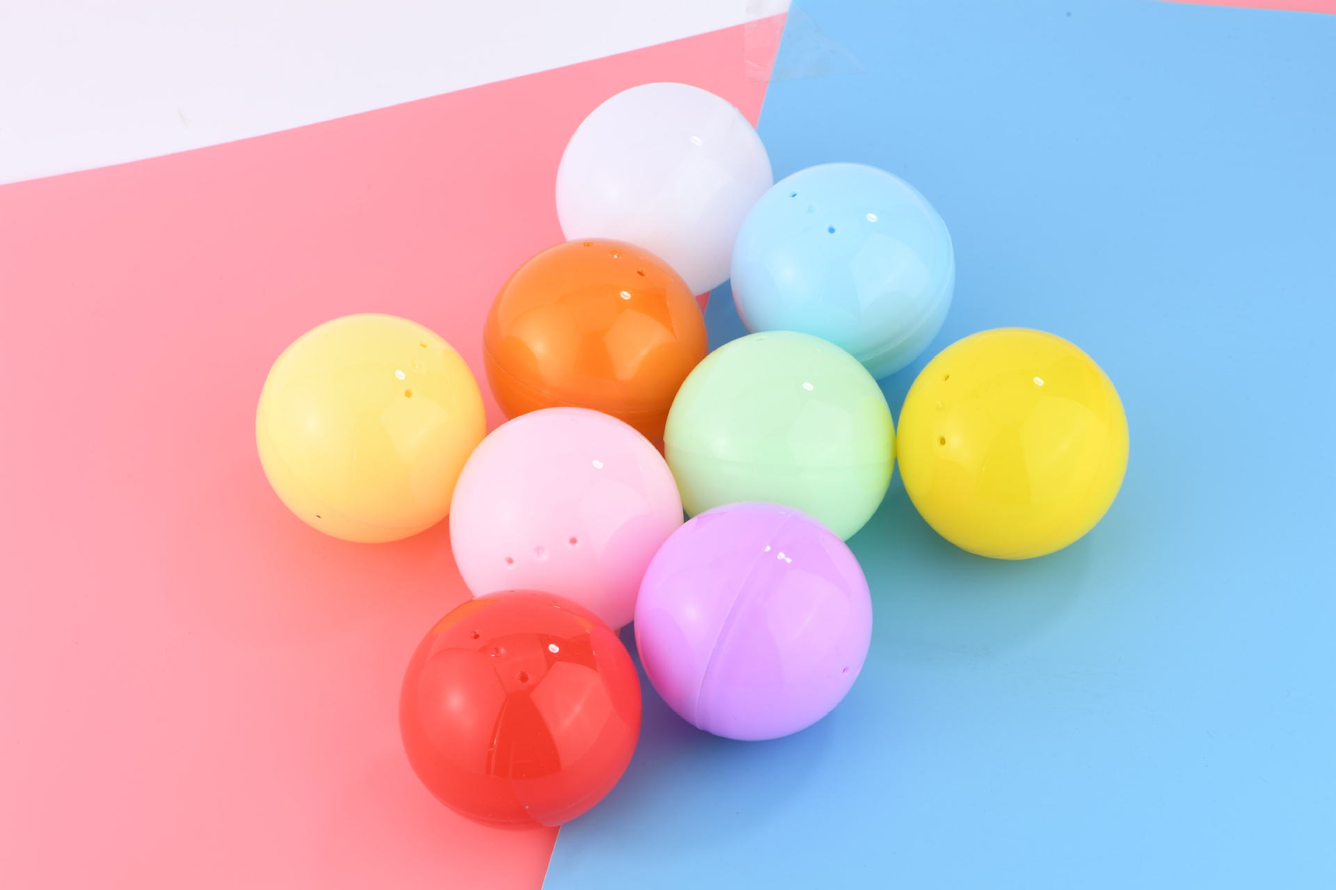 Nuevo 50mm máquina de torsión de huevos accesorios de actividad centro comercial de mesa abierto reunión anual bola de lotería doméstica juguete infantil máquina de bola