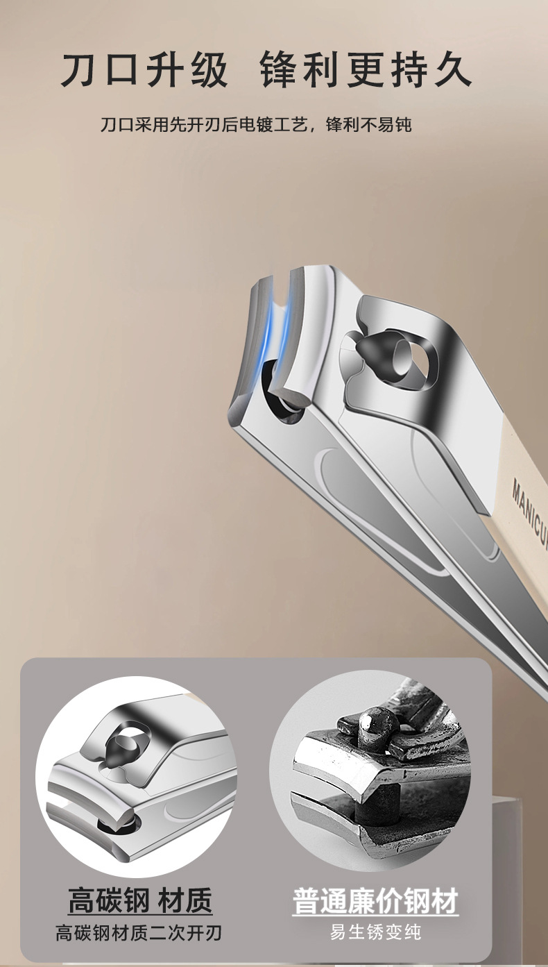 Yeni Seri Stokta 4'lü Set Tırnak Törpüsü Tırnak Makası Kutusu Tam Set Ev Kullanımı Karbon Çelik Taşınabilir Tırnak Bakım Aracı Seti