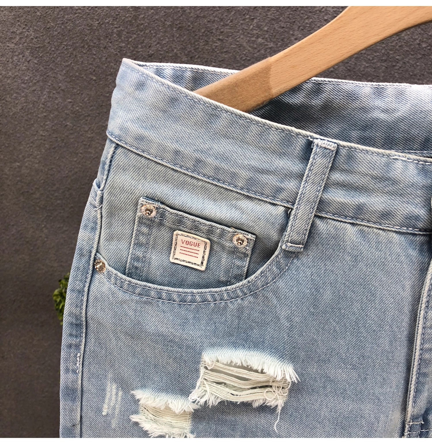 Men's Mid High Waist Denim Shorts Summer Thin Style Casual Loose Straight Leg Five Point Pants New_mkmklike.com