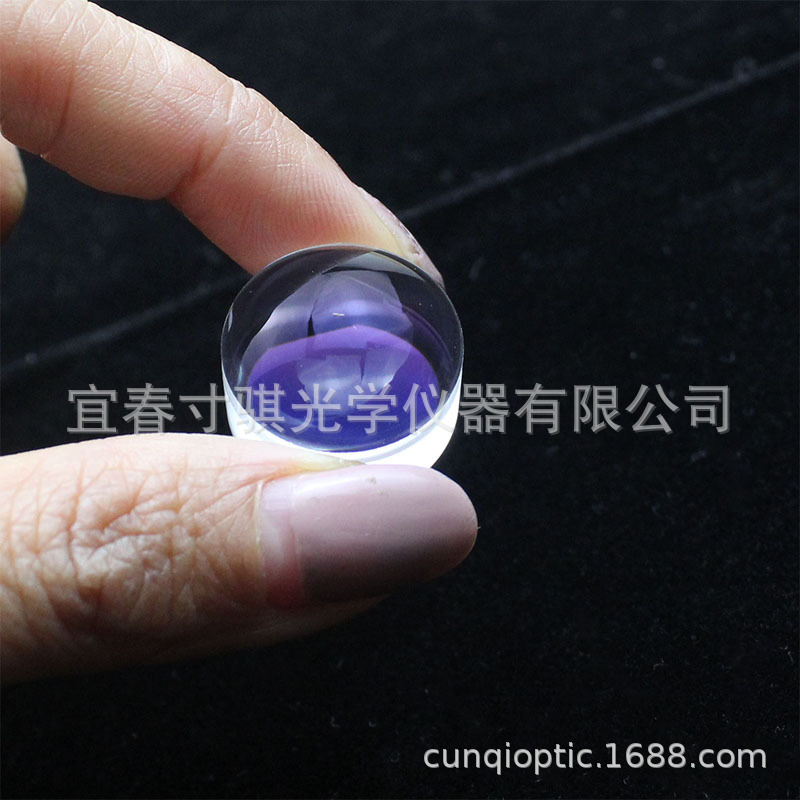 D18.5F33折射胶合蓝膜物镜消色差透镜平行光管天文望远镜Diy配件