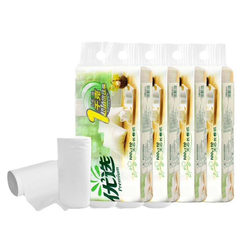 Xinxiangyin Premium Lr110 Coreless Roll Paper 1kg Bulk Purchase for Supermarkets and Home Use Toilet Paper Facial Tissue Xinxiangyin Premium Lr110 Coreless Roll Paper 1kg Bulk Purchase for Supermarkets and Home Use Toilet Paper Facial Tissue