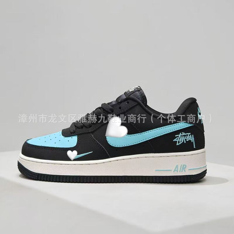 Putian shoes, original Air Force One sneakers for men and women, running sports shoes, thick-soled height-increasing white shoes, leather casual style
