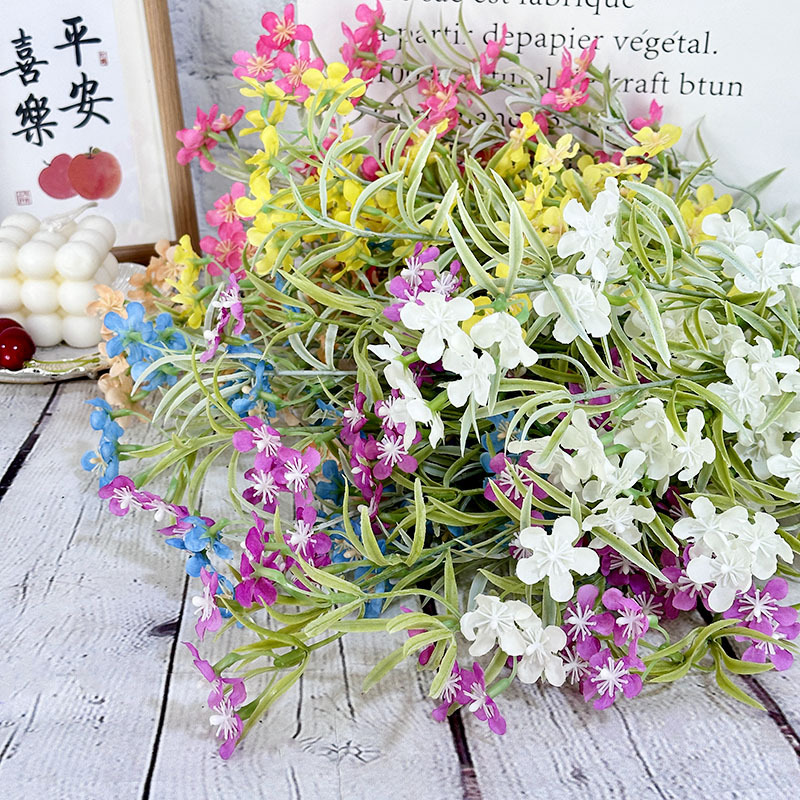 家居仿真绢花晚香玉插花北欧居家装饰客厅摆件假花桌面摆件花批发