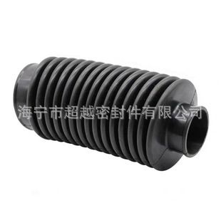 Production and Processing of Custom Circular Rubber Bellows Dust Protective Sleeve with Cuffs