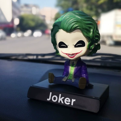 Cartoon Creative Car Ornaments, Bobblehead Dolls, Car Interior Accessories, Decorative Toys, Anime Merchandise, Foreign Trade Wholesale (Car ornaments) - -the-shaking-head-clown-speaks
