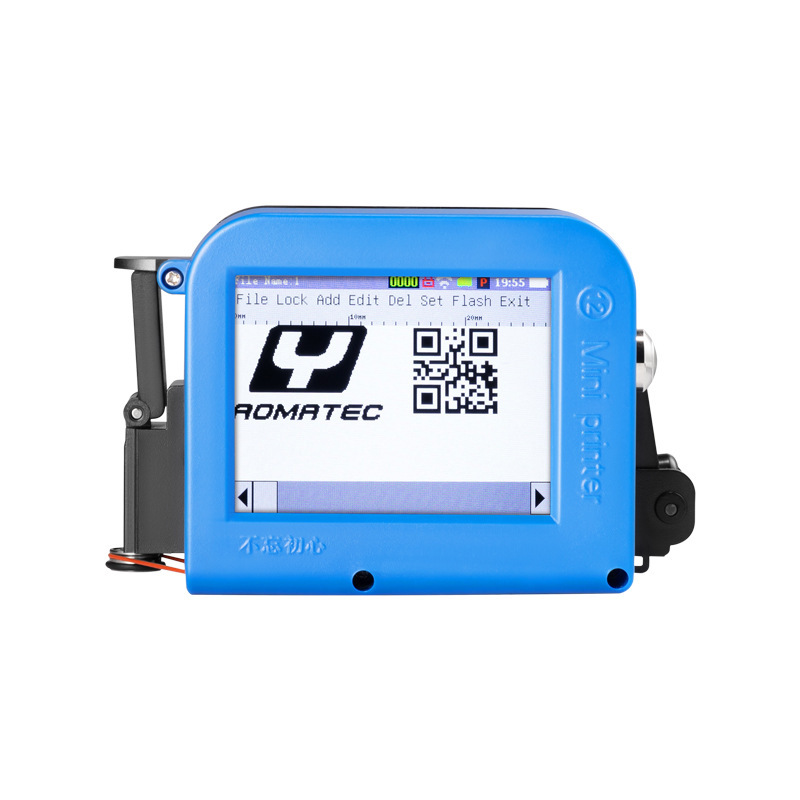 Yaomatec ミニ小型缶凹凸面製造日・賞味期限QRコードミニインクジェットプリンター|undefined