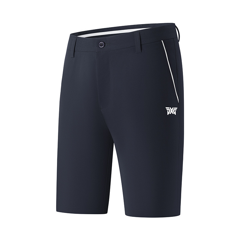 【Cross-Border】P Men's Summer Golf Shorts Woven Stretch Golf Sports Pants # 2401