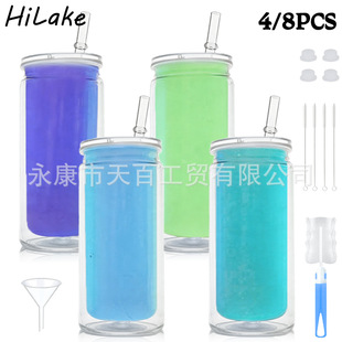 �羳�����p��pc���ϱ�16oz�������ܱ��h����������ɫ÷ɭ��ˮ��