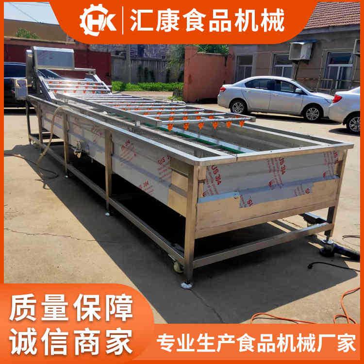 网带式蔬菜 水果清污机 自动水产品类清洗设备汇康厂家批发销售
