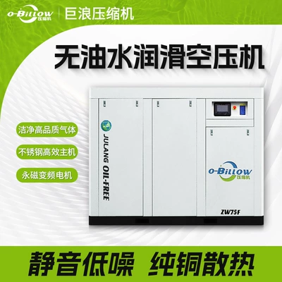 75Kw Oil-Free Screw Air Compressor 13 Cubic Meters Large-Scale Compression Equipment High-Volume Air Compressor Nationwide Service (Hava kompressorları) - 75kw-oil-free-screw-air-compressor