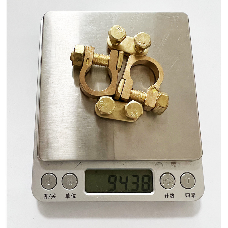 Copper pile head battery chuck battery connector auto parts battery connection line fire wire wiring clip wholesale