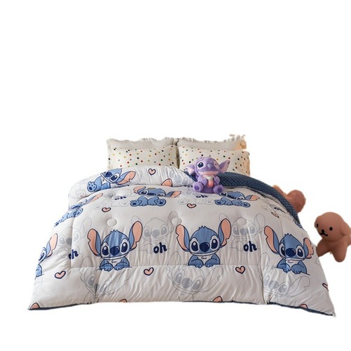 Strawberry Bear A-Grade Soybean Filled Comforter for All Seasons, Winter Weight, Thick Children's Blanket Core, Spring and Autumn Use