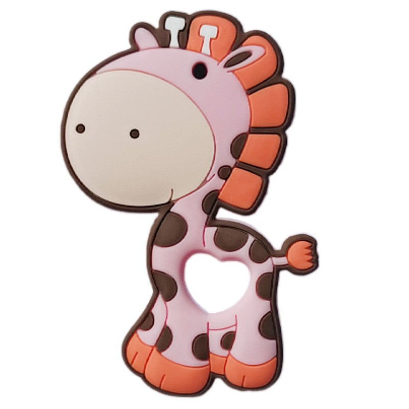 핑크-기린 치발기